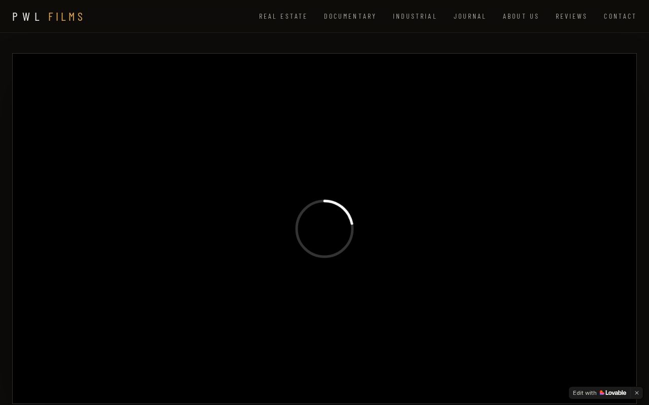 pwlfilms.com homepage screenshot